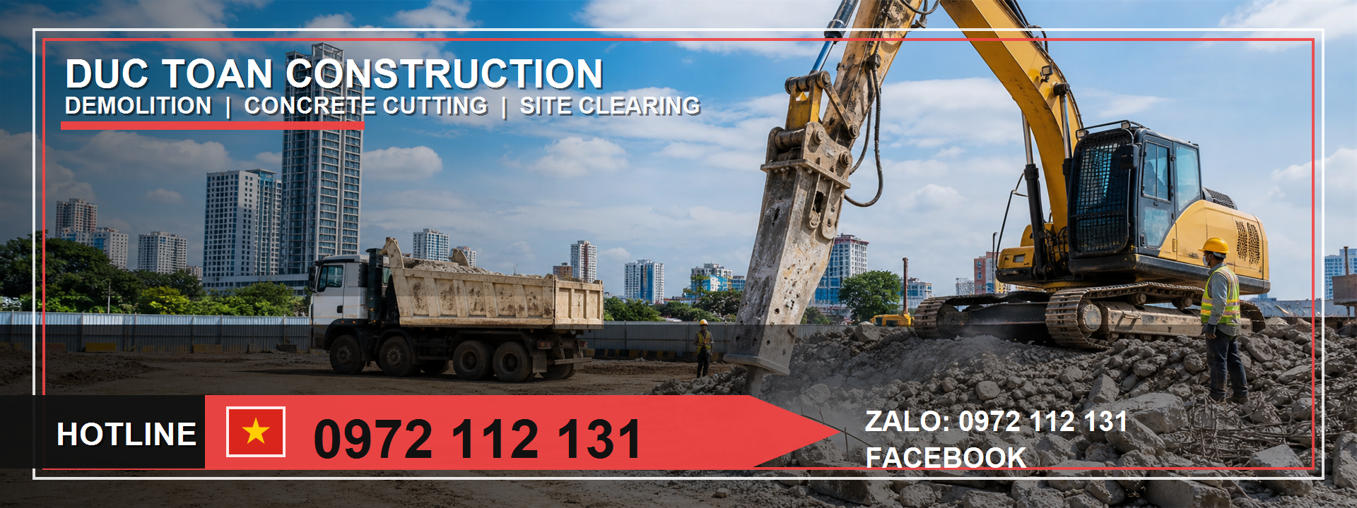 thuê xe cuốc giá rẻ Quận 12